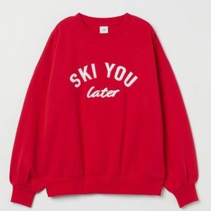 H&M “Ski You Later” Sweatshirt